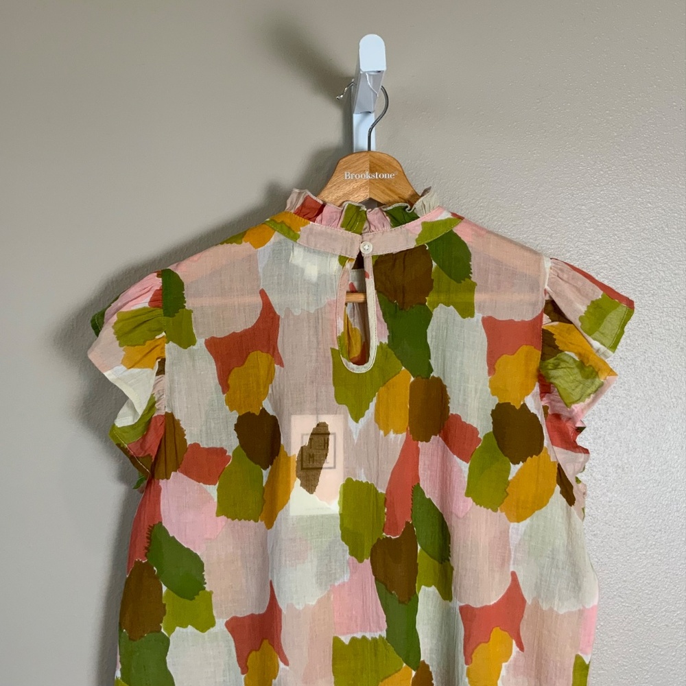THML Mixed Color Flutter Blouse - Picture 11 of 16